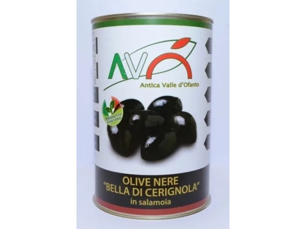 ACEITUNAS NEGRAS BELLA CERIGNOLA ENTERAS