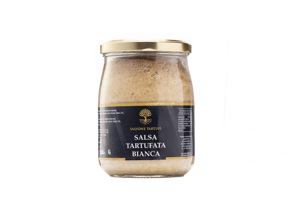 SALSA TARTUFATA BIANCA SASSONE 500G.