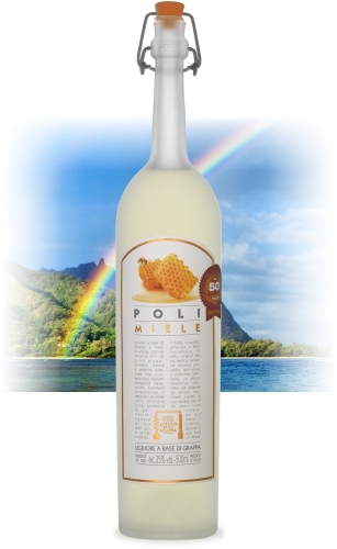 GRAPPA DE MIEL POLI 500ML.